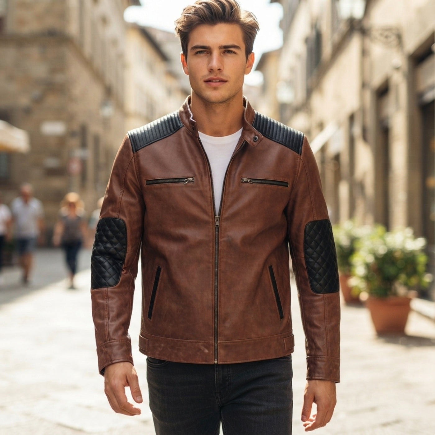 Jackson Leather Jacket for Men | The Leather Farm