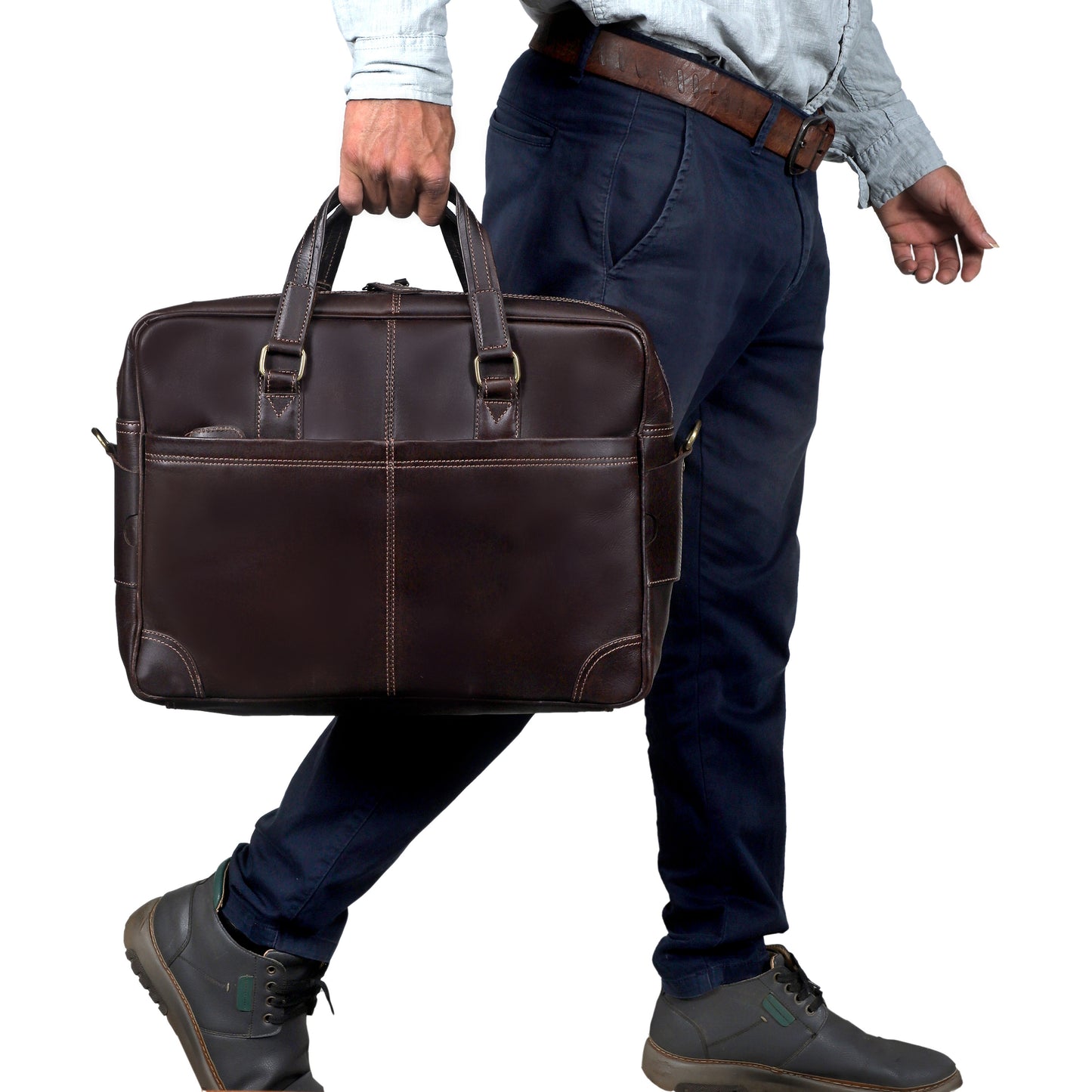 HERITAGE LEATHER BRIEFCASE BAG