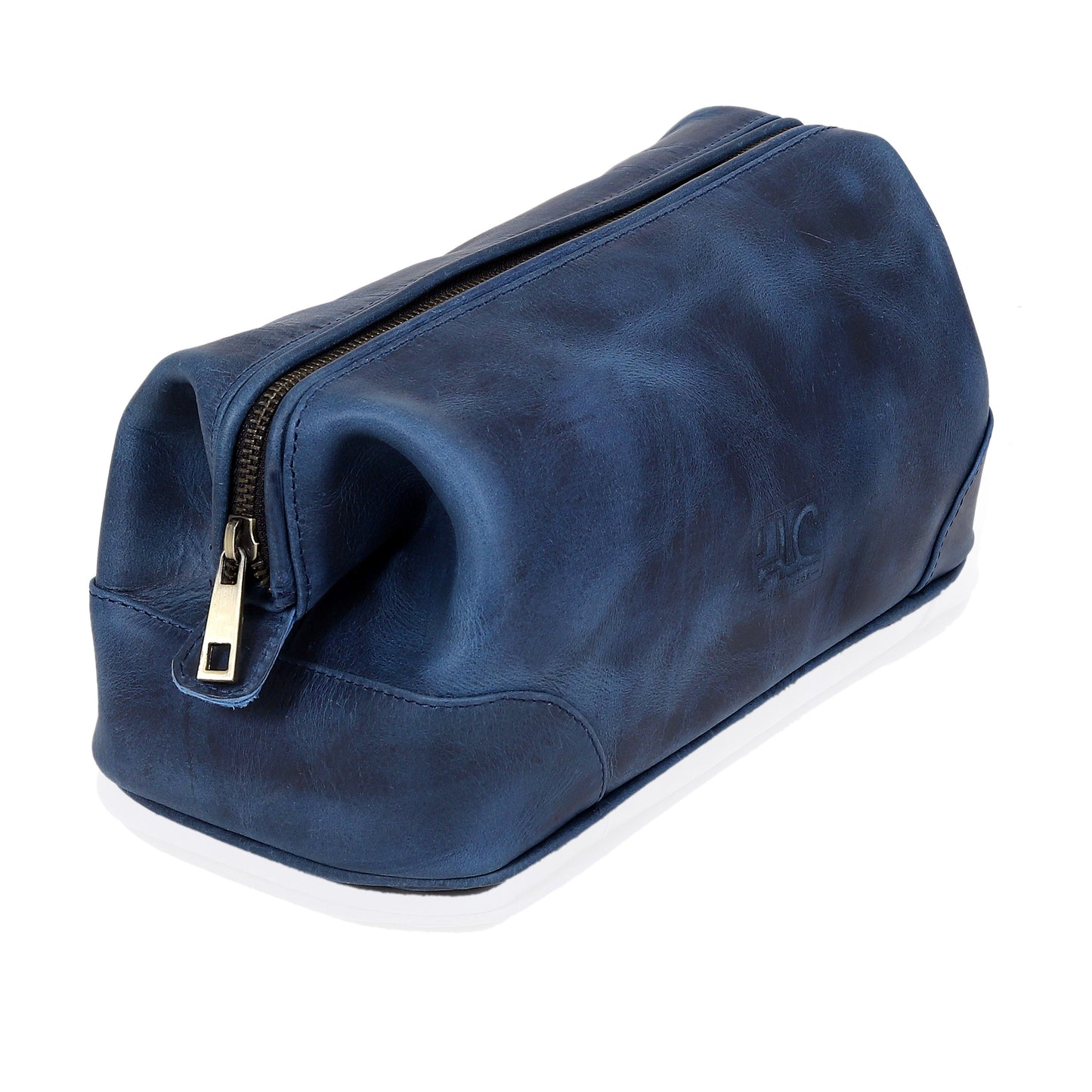 Euphrates Leather Toiletry & Large Dopp Kit - Navy