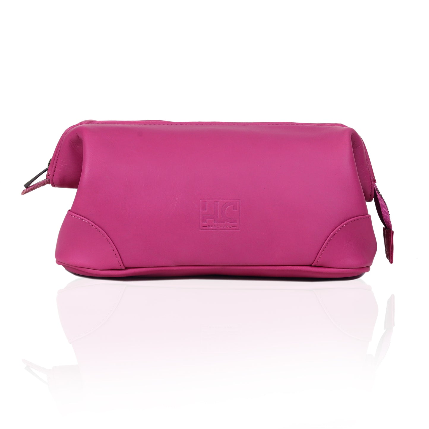 Euphrates Leather Toiletry & Large Dopp Kit - Pink