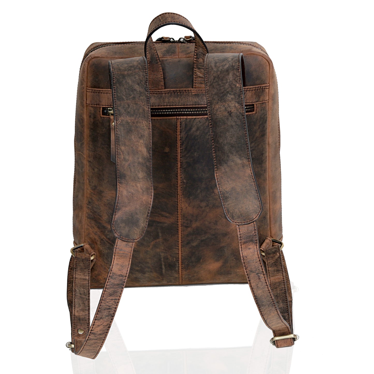 Madison Leather Travel Laptop Backpack