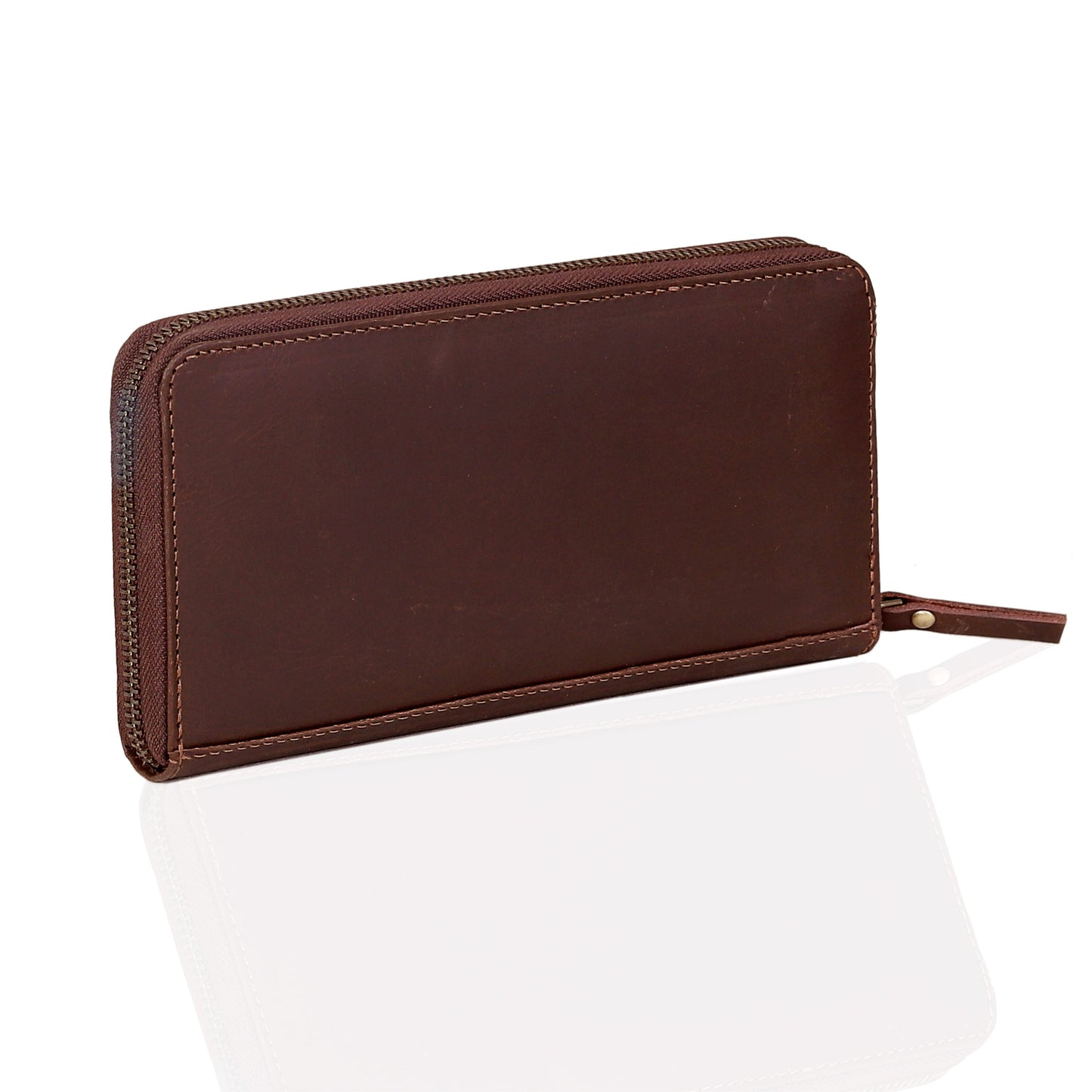 Seine Leather Wallet - Hand painted