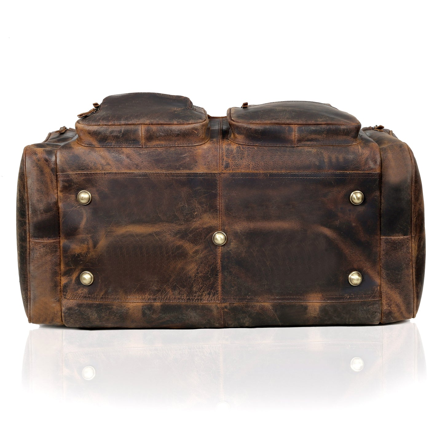 Denver Buffalo Leather Weekender Bag