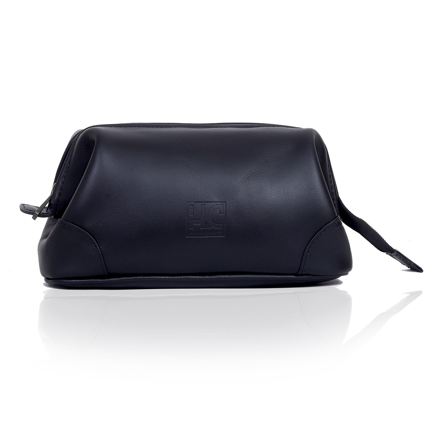 Euphrates Leather Toiletry & Large Dopp Kit - Black