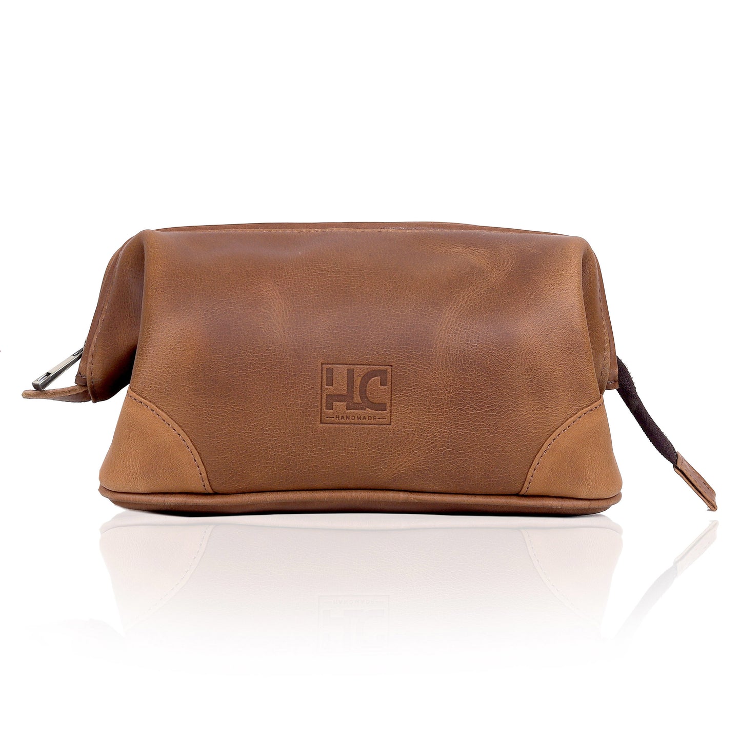 Euphrates Leather Toiletry & Large Dopp Kit - Tan