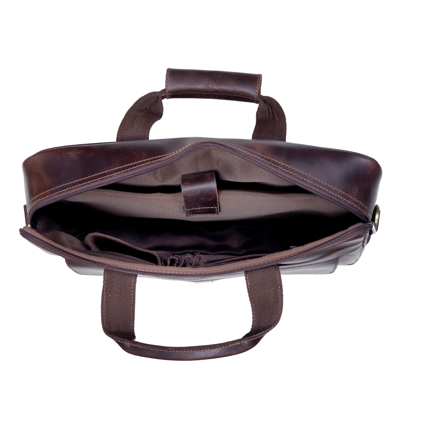 JAMES LEATHER BRIEFCASE BAG