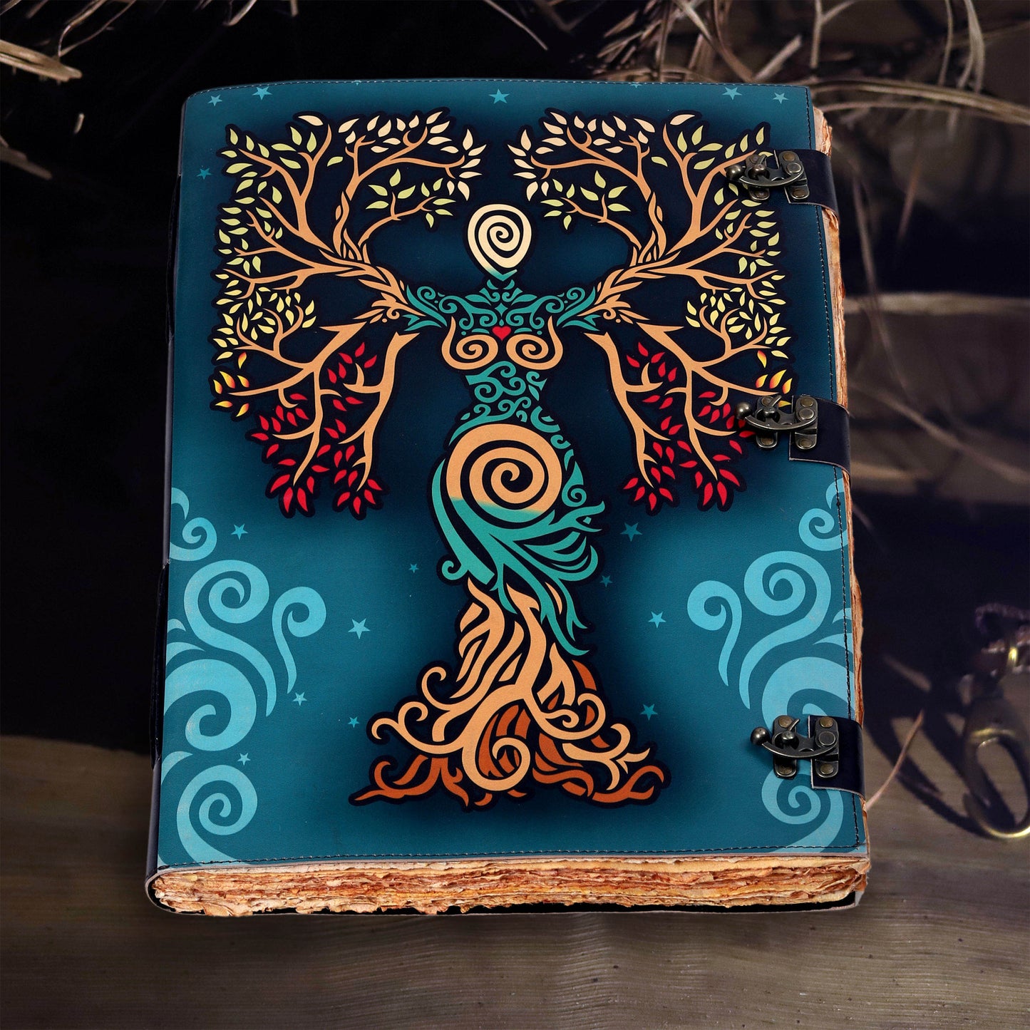 Blank Spell Book Of Shadows Leather Journal
