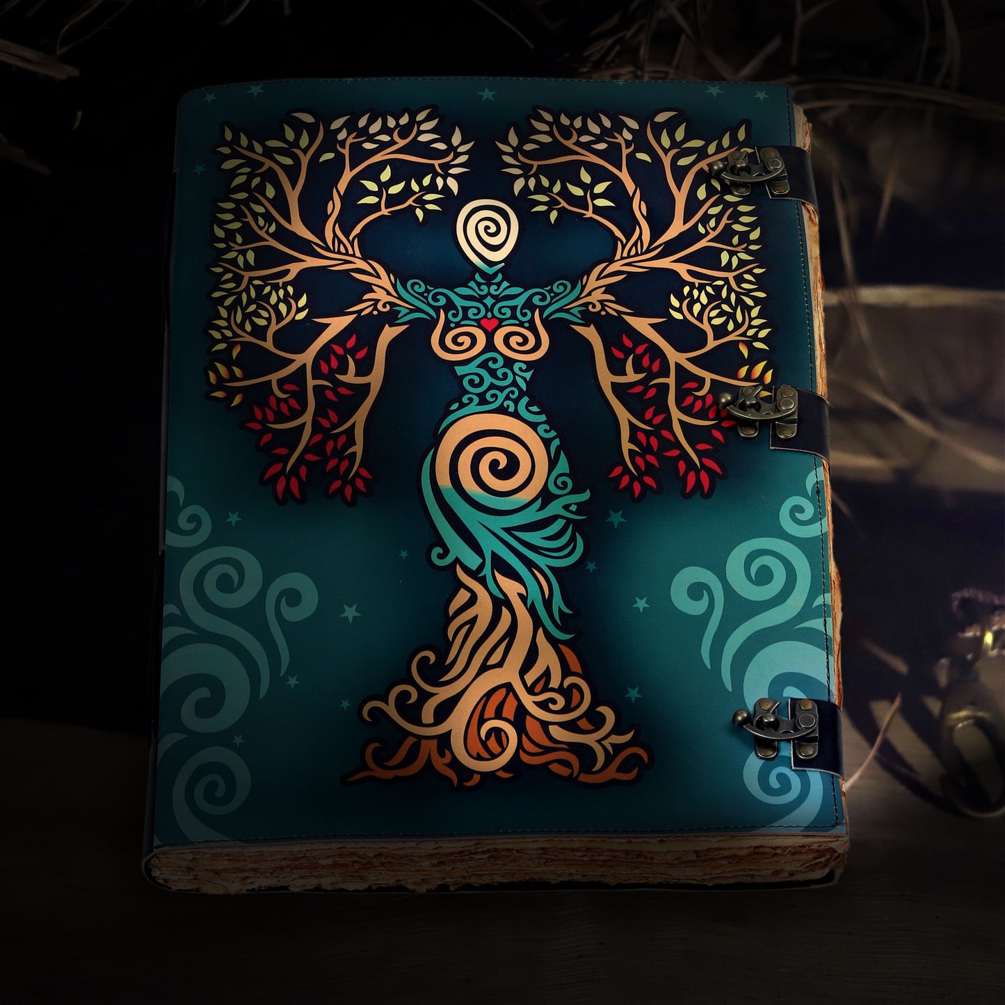 Blank Spell Book Of Shadows Leather Journal
