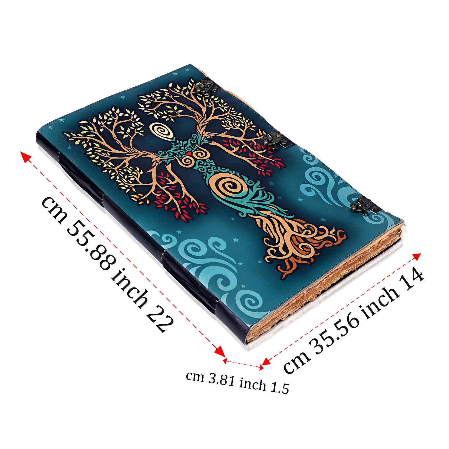 Blank Spell Book Of Shadows Leather Journal