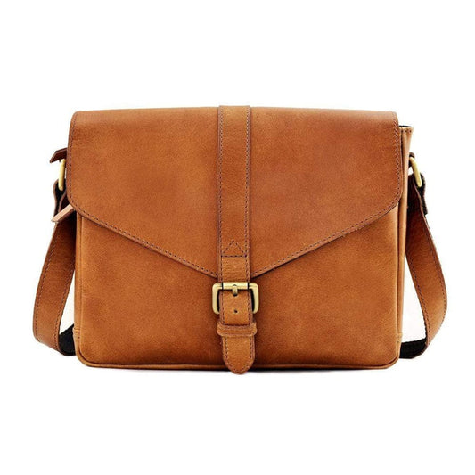 Sydney Leather Crossbody Purse - TAN