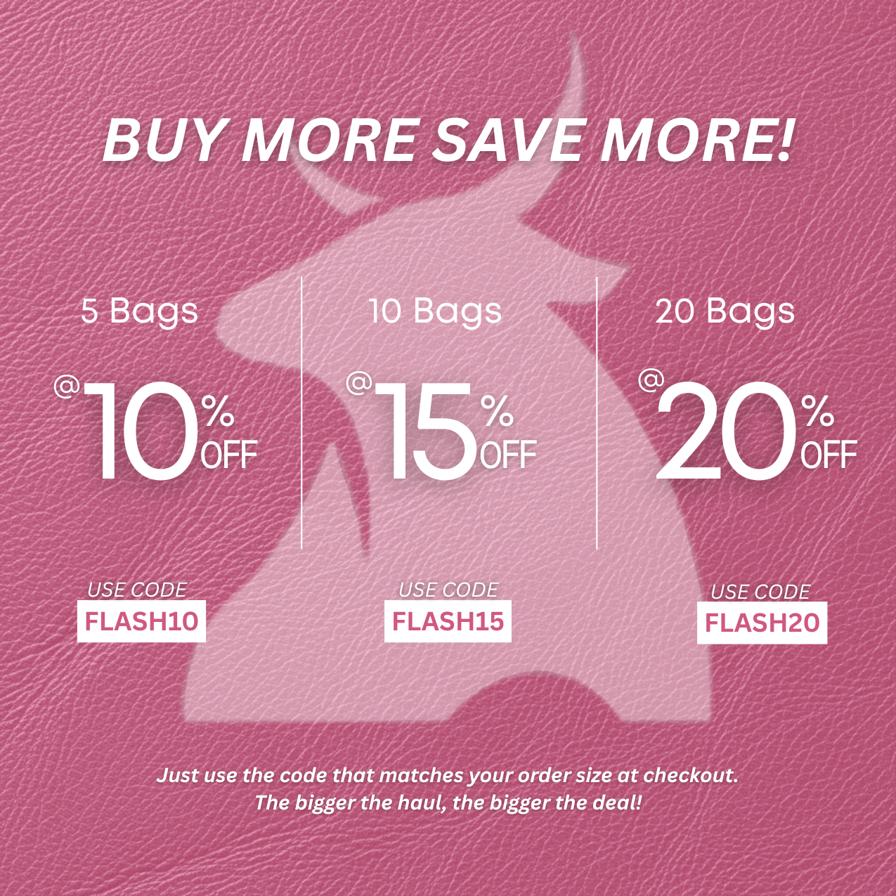 Denver Leather Bag Combo - Pink