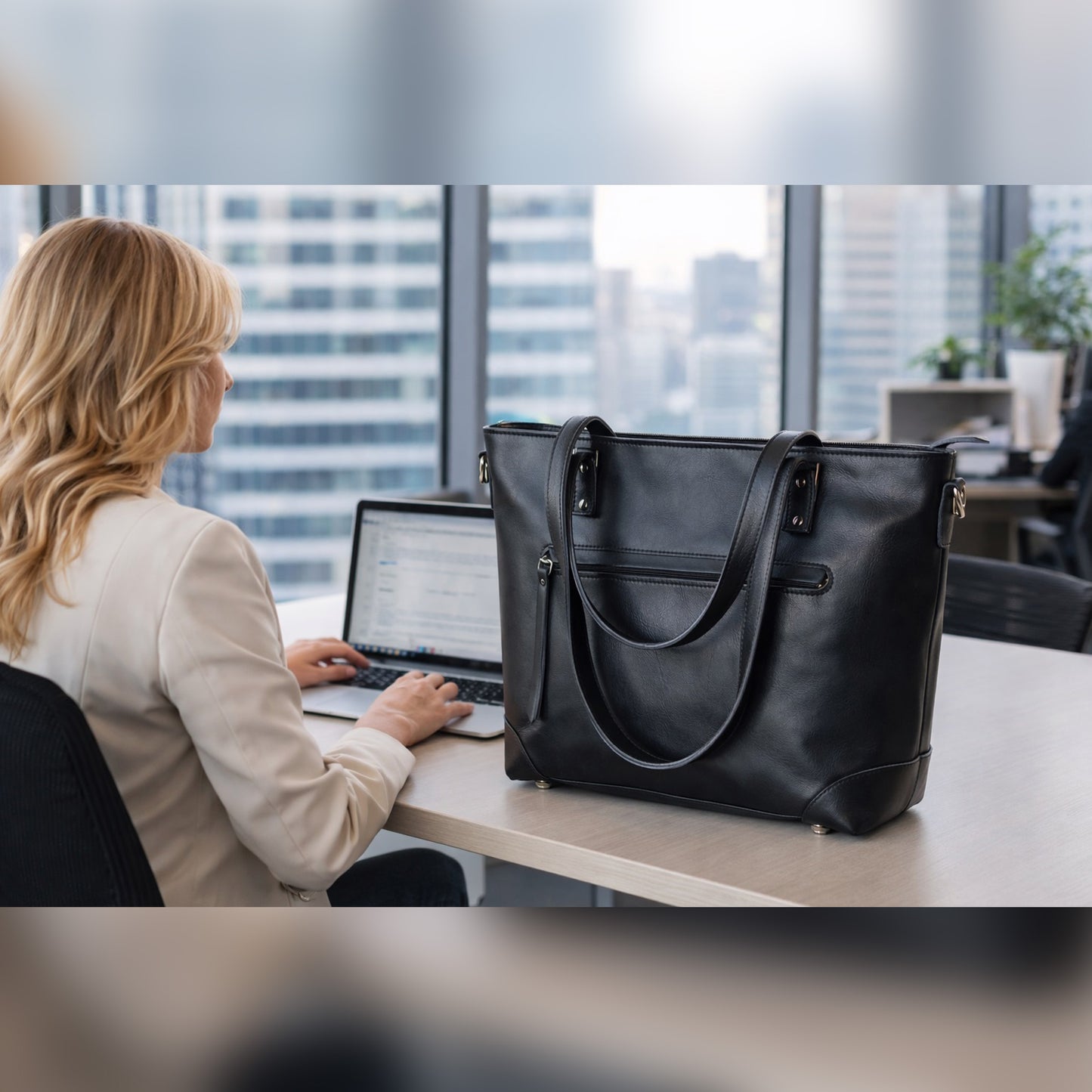 PORTLAND TOTE AUS BÜFFELLEDER