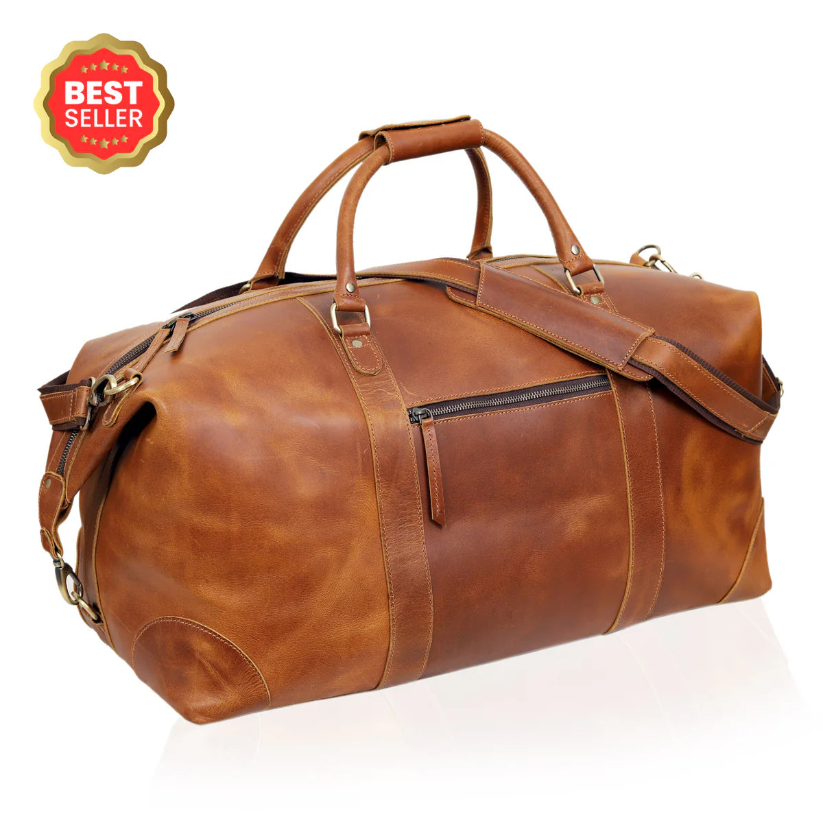 Nashville Leather Duffel Travel Bag
