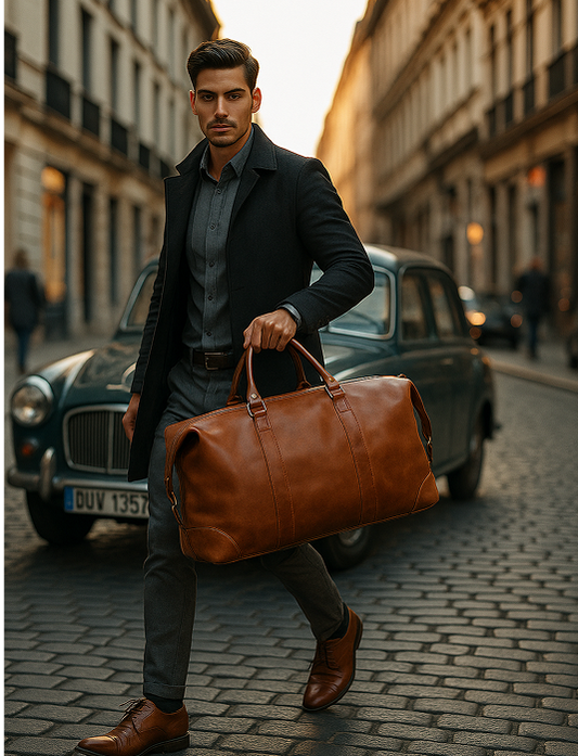 Leather Duffle Bag