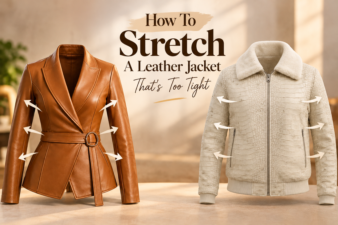 How To Stretch A Leather Jacket That’s Too Tight
