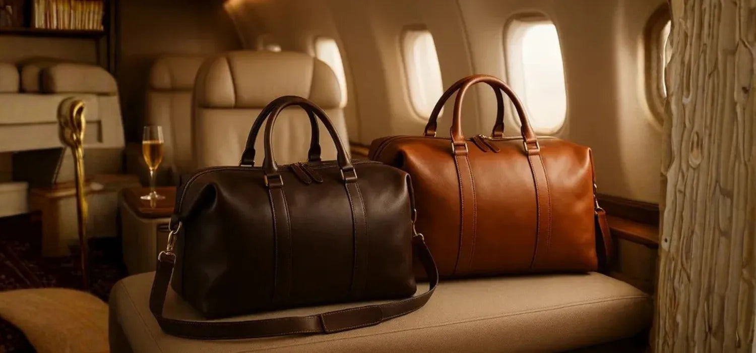 The Best Leather Duffel Bags Are Built for First-Class Flyers