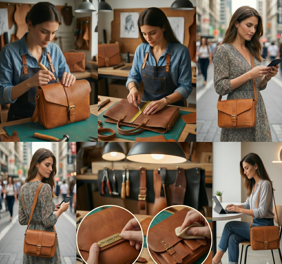 Classic Craftsmanship Leather Shoulder Bags