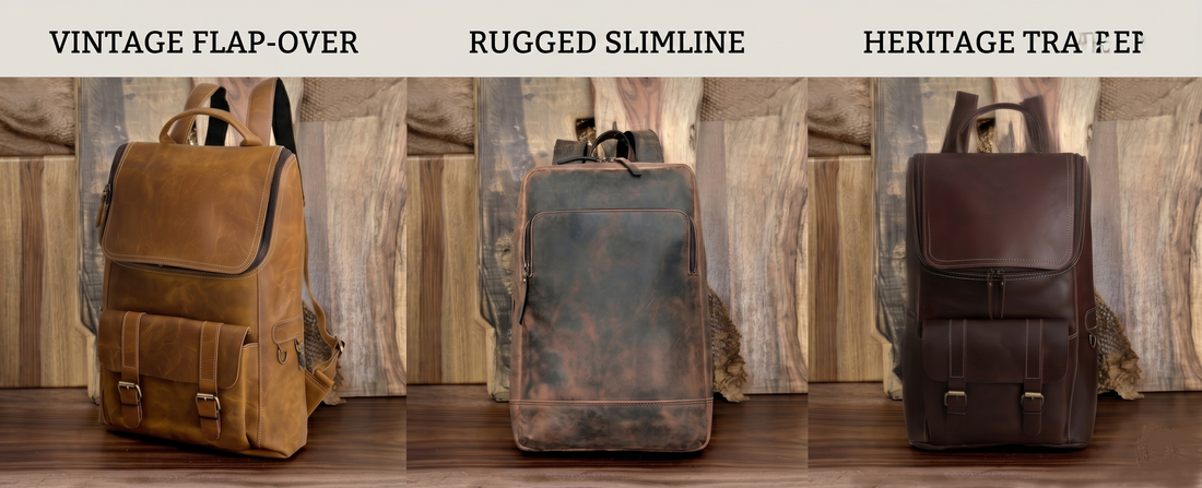 Different Styles of Leather Backpacks for Men