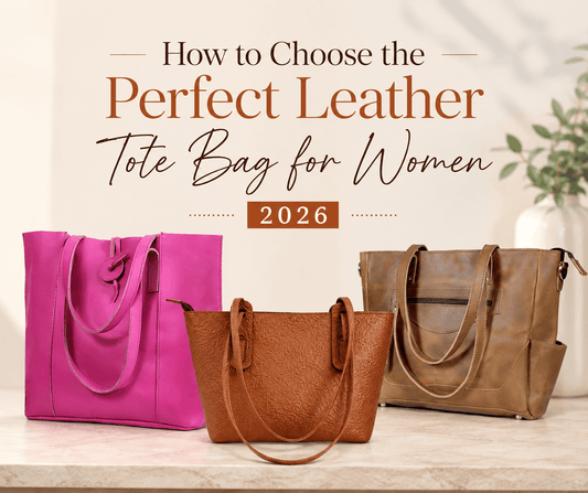 Leather Tote Bag for Women