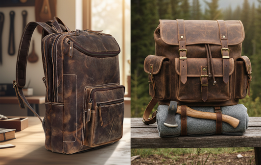 Leather Backpack vs Rucksack