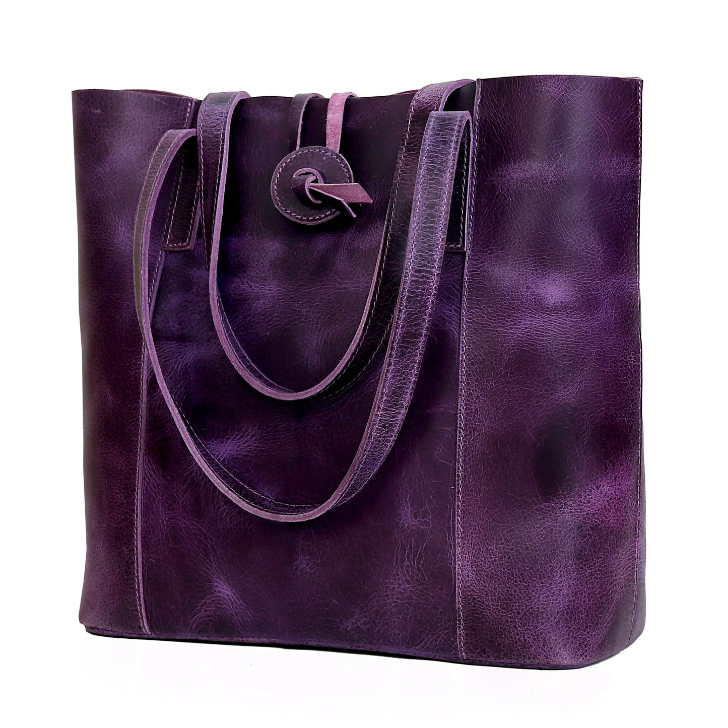 Savannah 17" Leather Tote Bag For Women | Leather Laptop Tote Bag For Office