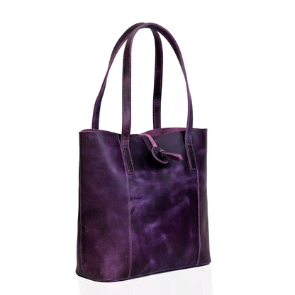 DENVER LEATHER TOTE BAG