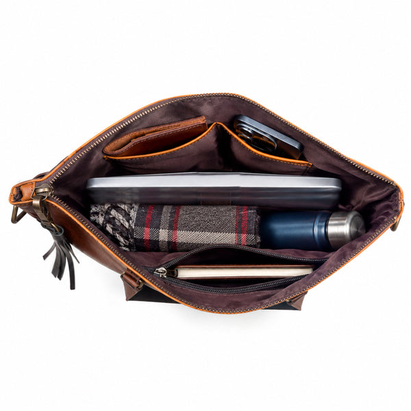 Sac cabas New York en cuir de buffle