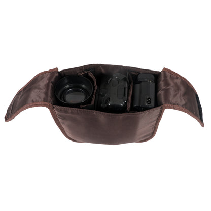 Camera Leather Crossbody Bag - Tan