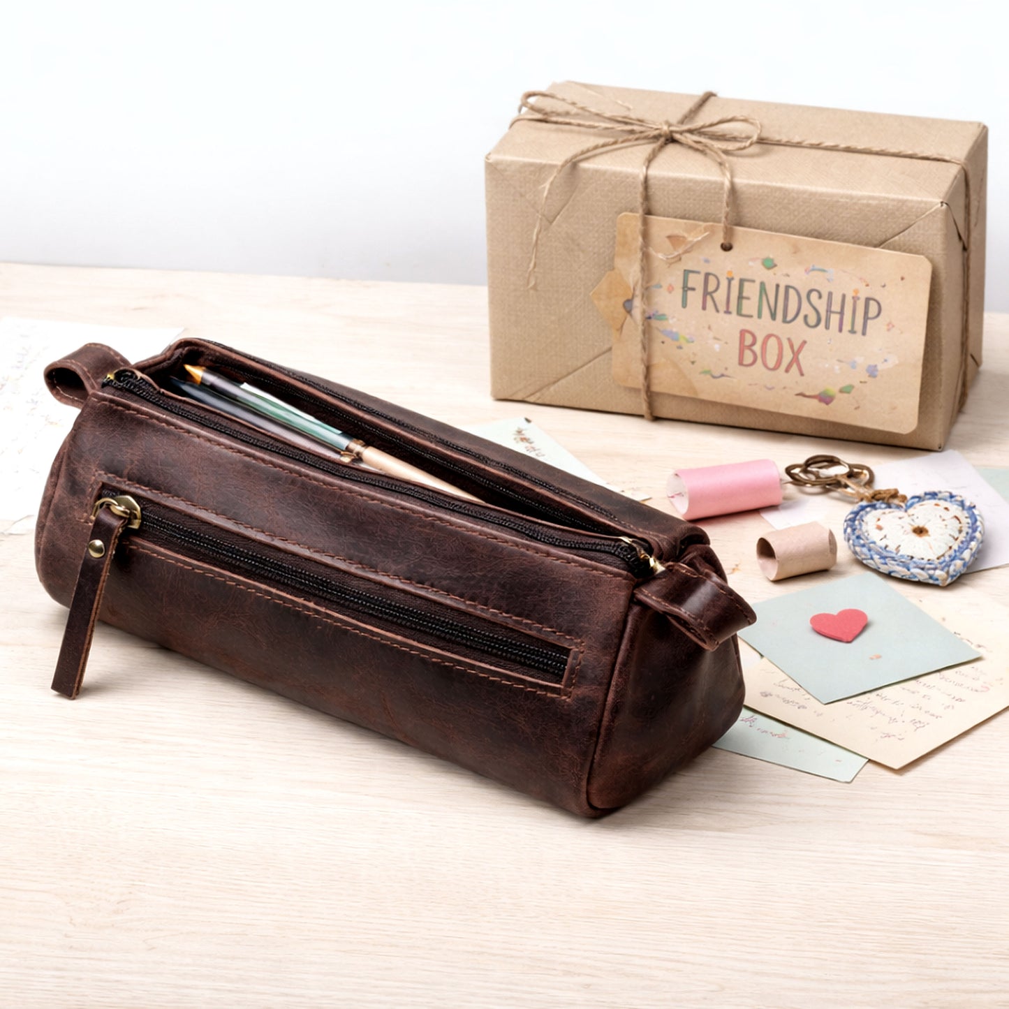 Leather Pencil Case