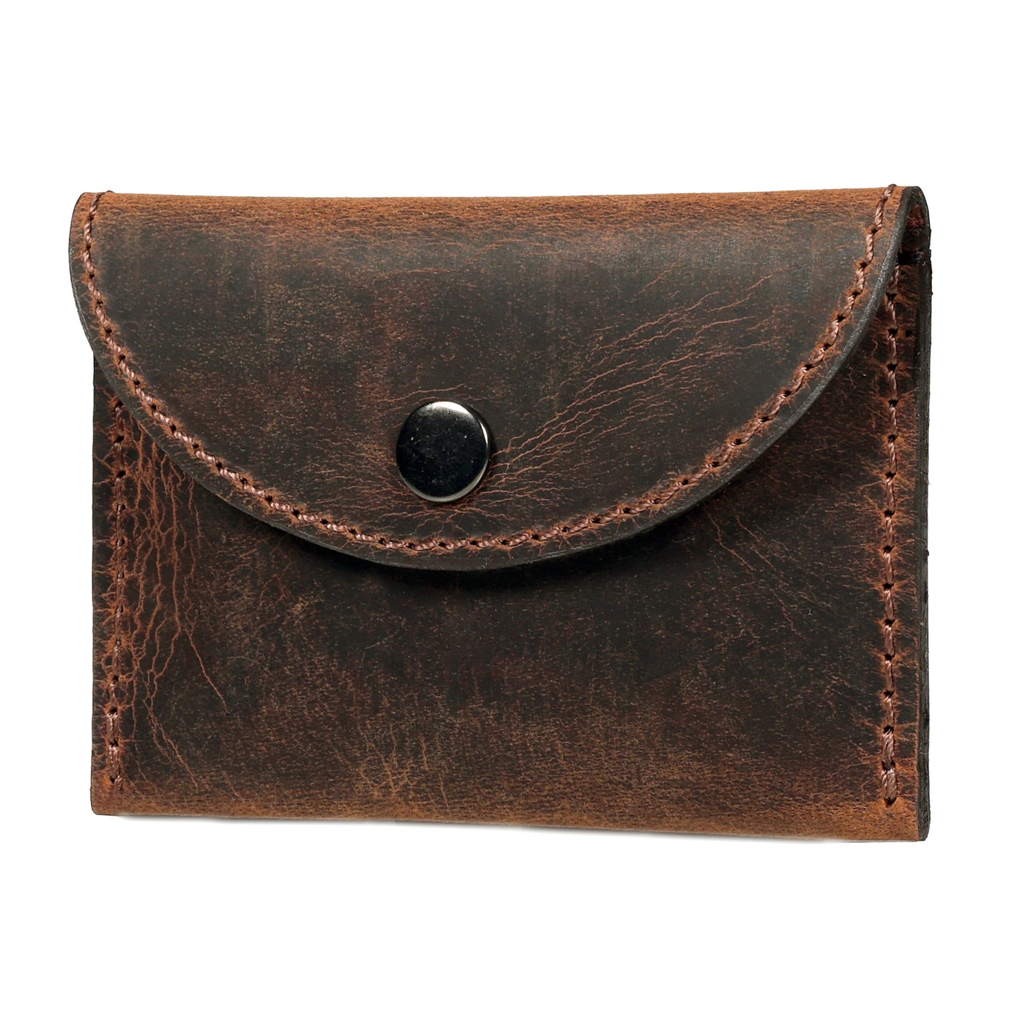 Leather Coin Purse - Vintage Brown