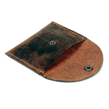 Leather Coin Purse - Vintage Brown