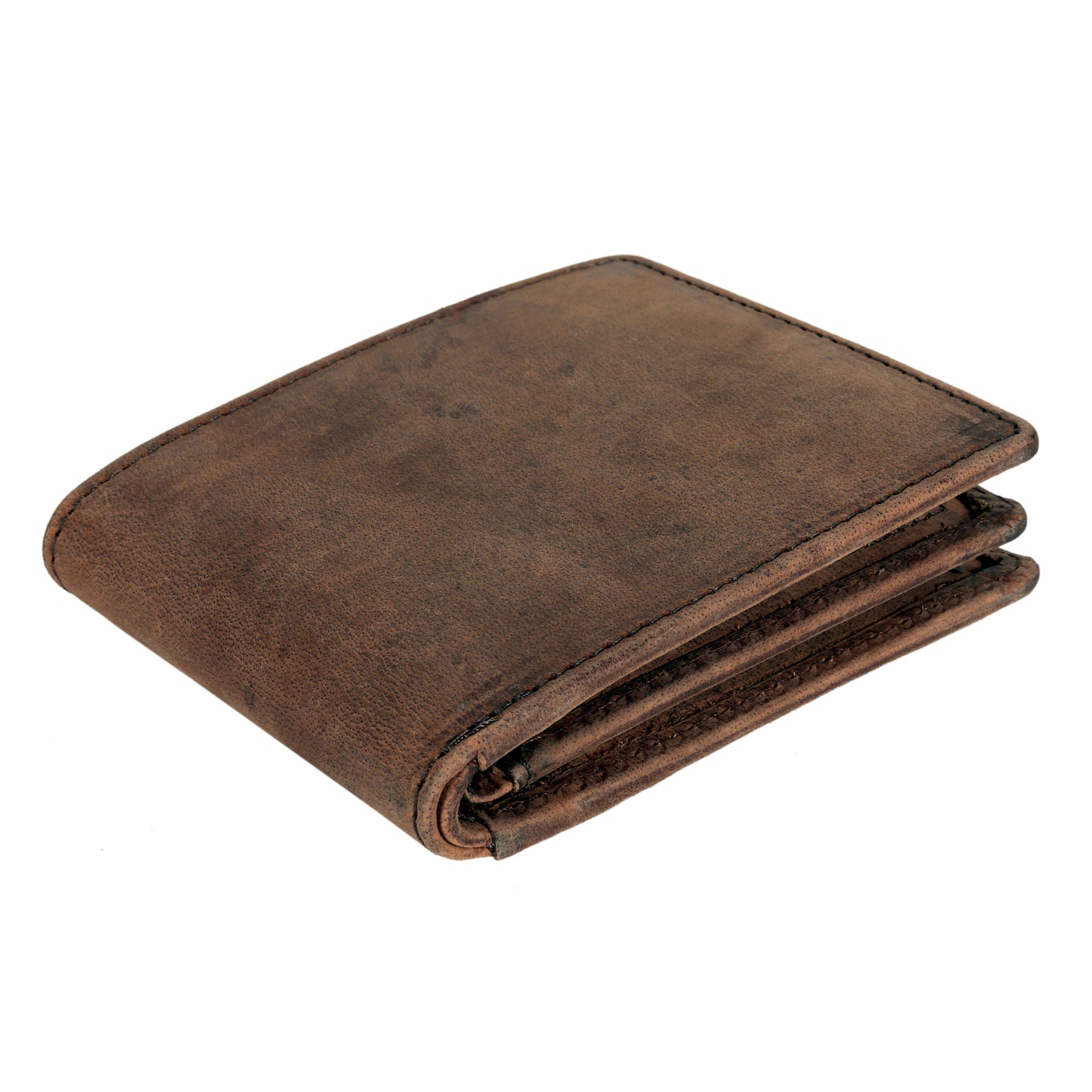 Men's Bifold Leather Wallet - Tan