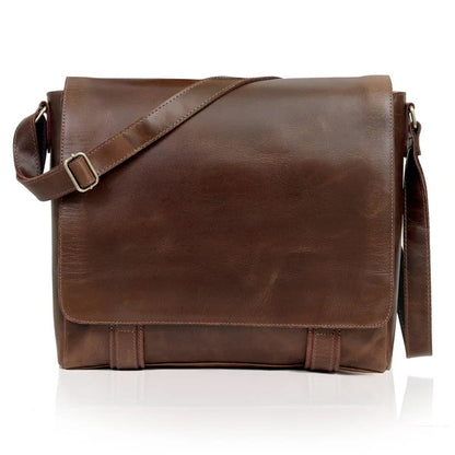 Emerson Full Grain Leather Messenger Bag