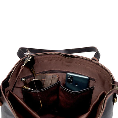 leather shoulder bag