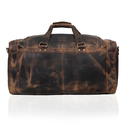 leather duffle bag mens