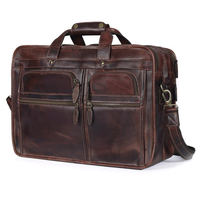 Farm Premium Buffalo Leather Briefcase