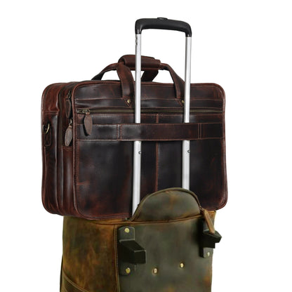 Farm Premium Buffalo Leather Briefcase