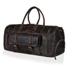 Mars Leather Duffel Bag For Men - Dark Brown