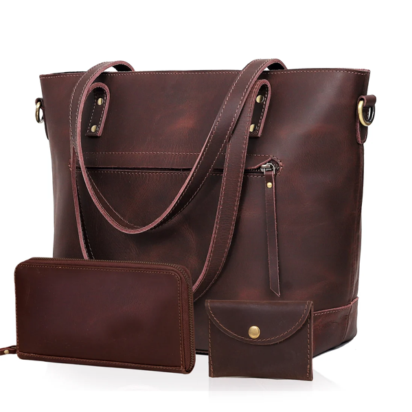 leather tote bag