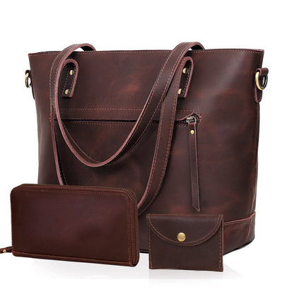 leather tote bag