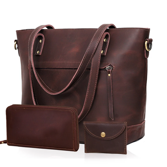 leather tote bag