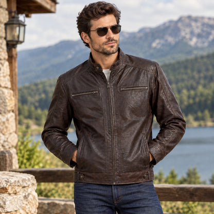Belmont Leather Jacket for Men