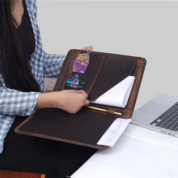 leather padfolio