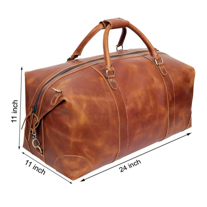 leather weekender bag