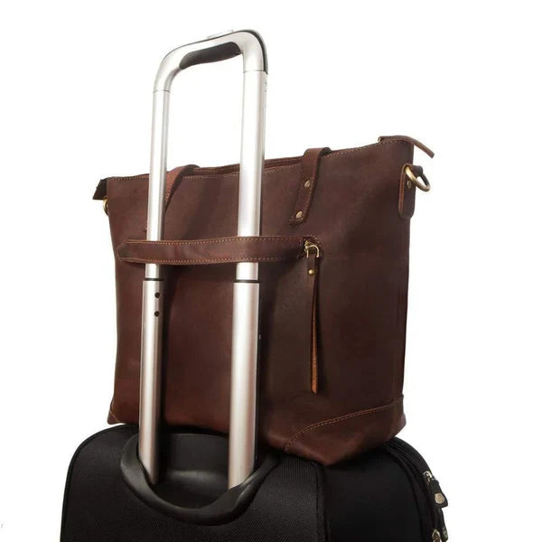 womens leather tote bag