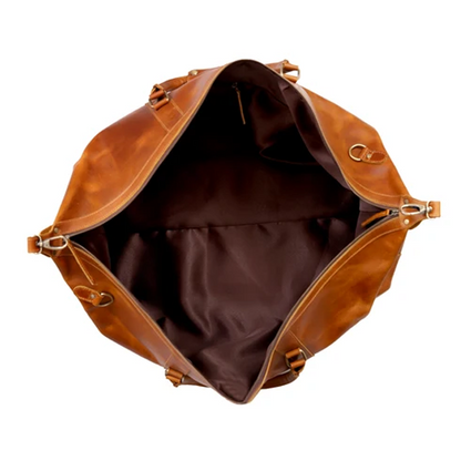 leather carryon bag