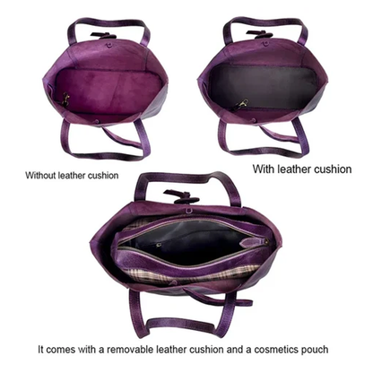 leather handbag