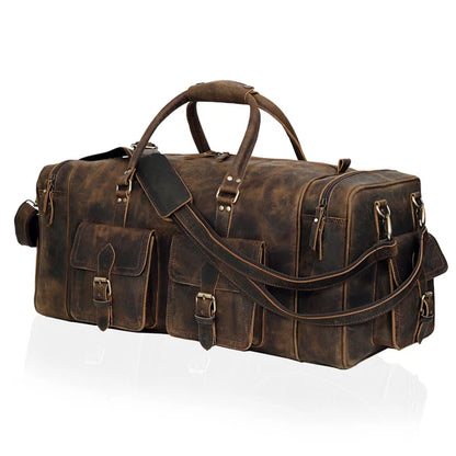 best leather duffle bag