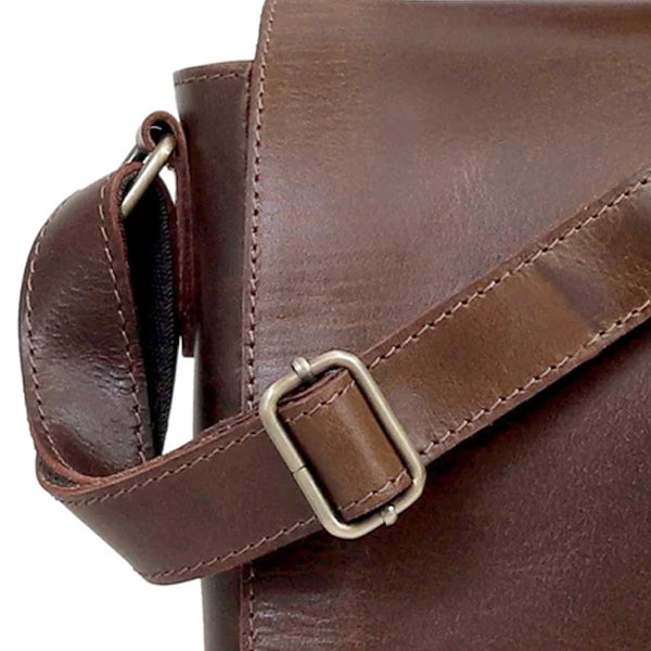 leather crossbody messenger bag