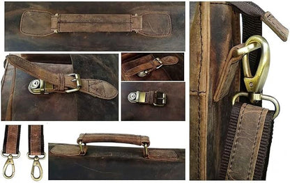 BUFFALO LEATHER MESSENGER BAG